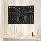 Neatsure Large Cork Board for Wall, 36" x 24" Bulletin Board with Pushpins, 6 Panels Felt Tiles Tack Push Pin Board for Office, Dark Gray