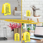 Smilelife Funny Office Cubicle Decor Will Be Back In 10Minutes Desk Sign Team Office Gag Gifts for Coworker Teammate Employee Boss Manager