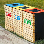 12Pack Recycling Stickers for Trash Cans,Paper Plastic Glass Cans Trash Sorting Stickers for Recycle Bins,Eco-Friendly Trash Can Recycle Signs Indoor & Outdoor Use(3"x5.7")
