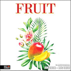 RED EMBER Fruit 2026 Wall Calendar 12 Month | 12" x 24" Open | Thick & Sturdy Paper | Holiday Gift | Art Nature Calendar 2026