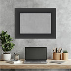 Amanti Art Black Framed Magnetic Board 17x23 Small Vision Board for use with Magnets, 100% Metal Sheet to Display Items as Office Decor or for Home Organization in mudroom, Kitchen or Kids Room
