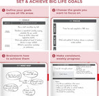 Clever Fox Planner Large – Undated Weekly & Monthly Planner for Productivity, Time Management & Goals – Organizer Journal – 7x10” (Red)