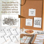 100 Pcs Heavy Duty Thumb Tacks, 7/16 Inch Flat Head Carpet Tacks, Decorative Extra Long Push Pins for Office Home Furniture Upholstery Carpets Wood Surfaces(Silver)