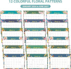 2026 Desk Calendar, Large Desktop/Wall Monthly Calendar (Jan. 2026 - Jun. 2027) 17'' x 12'' School Year Desk Planner for Teacher Family School Office Supplies