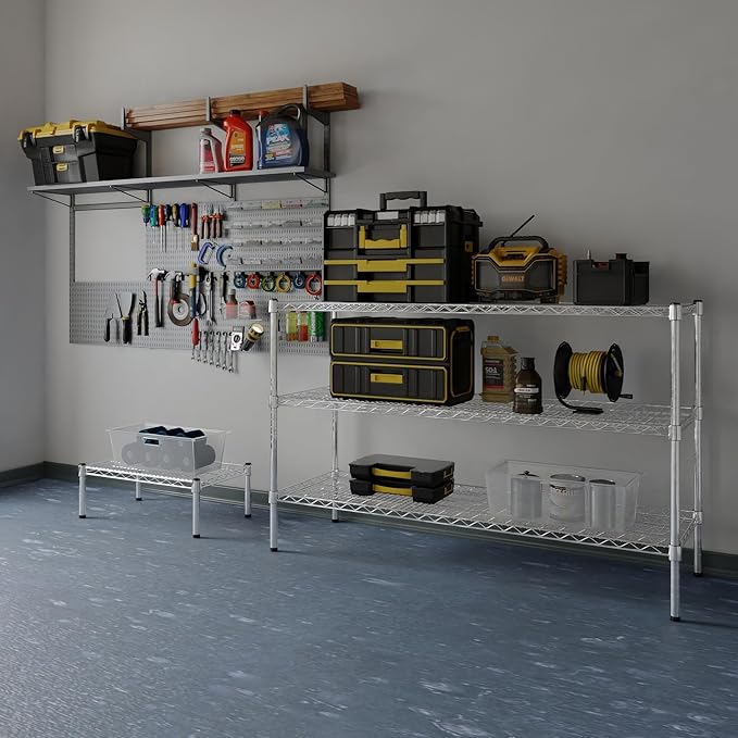 Regal Altair 18" Deep x 54" Wide x 34" Height Wire Shelving Kit | 3-Tier | NSF Commercial Storage Rack Unit