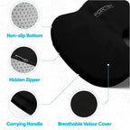 FORTEM Seat Cushion, Office Chair Cushion, Lumbar Support Pillow for Office Chair, Memory Foam Sciatica Coccyx Tailbone Pressure Pain Relief, Car Sitting Pad, Washable Non Slip, XL