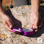 Brunton Standard Transit Azimuth Purple + Map Multi-Tool Card, Professional Geology & Field Mapping Bundle