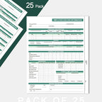 Employee Personnel File Folders,25-Pack, 9.5x11.5 Inch, Letter Size, Heavyweight Cardstock with 2 Secure Pockets,for HR Documents Organization