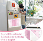 Desk Calendar 2026-2027, 14" X 11" Desktop Calendar 2026-2027, 18 Months Calander Runs from Jan. 2026 to Jun. 2027, Academic Monthly Planner for Home School Office (Pink)