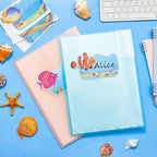Henoyso 108 Pcs Ocean Themed Desk Name Tags for Classroom Under The Sea Classroom Decor Locker Name Tags for Kindergarten, Preschool, 1st, 2nd & 3rd Grade Teacher Nameplates for Student