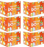 24 Pcs Privacy Boards for Student Desks Bright Colored Classroom Desk Divider Trifold Table Desk Privacy Panel Folders Screen Partition for School Teacher Student Study Test Home(Pen)
