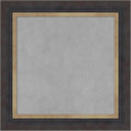 Amanti Art Black Framed Magnetic Board 21x21 Small Vision Board for use with Magnets, 100% Metal Sheet to Display Items as Office Decor or for Home Organization in mudroom, Kitchen or Kids Room