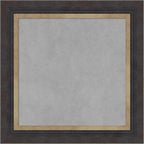 Amanti Art Black Framed Magnetic Board 21x21 Small Vision Board for use with Magnets, 100% Metal Sheet to Display Items as Office Decor or for Home Organization in mudroom, Kitchen or Kids Room
