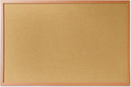 Cork Bulletin Board for Wall - 36” x 24” Bulletin Board Wall Mounted Wood Frame Message Board pin Board for School,Office and Home
