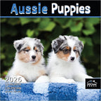 MICASA PRESS Aussie Puppies Australian Shepherds 2026 Wall Calendar 12 Month | 12" x 24" Open | Thick & Sturdy Paper | Holiday Gift | Cute Puppy Dog Calendar 2026