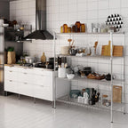Regal Altair 24" Deep x 54" Wide x 64" Height Wire Shelving Kit | 4-Tier | NSF Commercial Storage Rack Unit