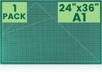 CLOYAN Large Cutting Mat 24"x36", 1 Pack Double-Sided 5-Ply Self Healing Sewing Cutting Mat, Cutting Mats Board for Crafts-Sewing, Fabric, Quilting, Scrapbooking Project
