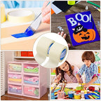 Fainne Masking Tape Bulk General Purpose Masking Painting Tape 55 Yards for Painting Home Office School Stationery Arts Crafts Basic Use, Easy Removal(6 Rolls,3 Inch)