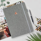 Clever Fox Planner Pro Premium – Luxurious Weekly & Monthly Planner with Budget Organizer for Productivity & Goals, Undated, A4 (Gray)