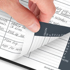 AT-A-GLANCE 2026 Appointment Book Planner, Daily, 8-1/2" x 11", Large, Eight Person Group, Two-Volume Set, Black (702120526)