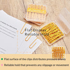 NEEWAY Colorful Large Paper Clips, 2 Inch Jumbo Paper Clips, 150 Count, 3 Pack of 50 (Orange)