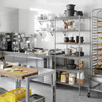 Regal Altair 24" Deep x 30" Wide x 74" Height Wire Shelving Kit | 6-Tier | NSF Commercial Storage Rack Unit