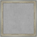 Amanti Art Silver Framed Magnetic Board 14x14 X-Small Vision Board for use with Magnets, 100% Metal Sheet to Display Items as Office Decor or for Home Organization in mudroom, Kitchen or Kids Room