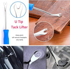 5pcs Upholstery Staple Remover Tool with Nail Puller Pliers Tack Puller Staple Puller, Nail Remover Tool for Furniture Floor Carpet Wall Wooden Case Photo Frame