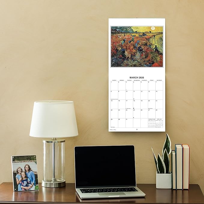 2026 Vincent Van Gogh Artwork Monthly Wall Calendar | Iconic VanGogh Paintings Calendar 2025-2026