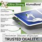 Custom Street Sign, Address Sign, 8 Colors, Reflective Option, Mounting Options, 4x18 Inch, Thick Rust-Free AlumaBond, Made in USA By My Sign Center (Iconic)