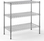 Regal Altair 18" Deep x 36" Wide x 34" Height Wire Shelving Kit | 3-Tier | NSF Commercial Storage Rack Unit