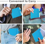 feela 15 Pack Pocket Small Notebooks Bulk, Mini Cute Notepads Hardcover College Ruled Lined Journals with Pen Holder for School Business Memos, with 15 Black Pens, 3.5”x 5.5”, A6, Teal