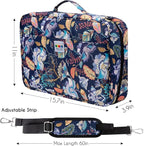 YOUSHARES Big Capacity Colored Pencil Case - 480 Slots large Pen Case Organizer with Multilayer Holder for Prismacolor Colored Pencils & Gel Pen (Retro Flower)