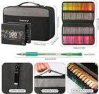 LANRENWENG 400 Pack Gel Pens for Adult Coloring Books, 200 Colored Gel Pen Include 200 Refills with 40% More Ink,Glitter Gel Pens Set for Coloring Books Drawing Journaling Scrapbook Art Supplies