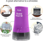 Identity Theft Protection Roller 3-Pack Advanced 2.0 Security Stamp by Guard Your ID (Regular 3-Piece, Purple)