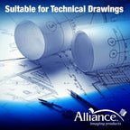 Alliance Wide Format Paper Rolls, 20lb with 3" Core (18 In x 650 Ft | 3" Core, 20lb | 4 Rolls)