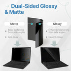 VINTEZ 15.6 Inch 16:9 Privacy Screen for Computer Monitor and Laptop - Anti Glare Protector Film Blue Light Filter Eye Protection - Computer Screen Privacy Shield, [1 Pack]