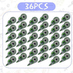 Yexiya 36 Pieces Correction Tapes Original Correction Wide Eraser Applicator Easy to Use Applicator Translucent Tapes Shows for Office Note Journal Scrapbooking, 0.2 Inch x 39.4 Feet