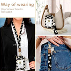 bolimoss Cute Floral Lanyard Wallet and ID Badge Holder with Zipper Pocket Breakaway Phone Wrist Lanyard, RFID Pu Leather Credit Card Holder