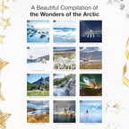 RED EMBER Arctic 2026 Wall Calendar 12 Month | 12" x 24" Open | Thick & Sturdy Paper | Holiday Gift | Travel Calendar 2026