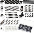 418 Pcs Push Pins Set,8 Types Black Thumb Tacks for Cork Board Bulletin Boards Home Office Accessories