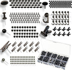 418 Pcs Push Pins Set,8 Types Black Thumb Tacks for Cork Board Bulletin Boards Home Office Accessories
