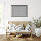 Amanti Art Silver Framed Magnetic Board 30x42 Large Vision Board for use with Magnets, 100% Metal Sheet to Display Items as Office Decor or for Home Organization in mudroom, Kitchen or Kids Room