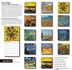 2026 Wall Calendar,Calendar 2026, November 2025 - December 2026, Wall Calendar van Gogh, 12" x 24" Opened,Full Page Months Thick & Sturdy Paper for Calendar Organizing & Planning