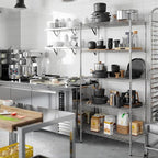 Regal Altair 21" Deep x 36" Wide x 74" Height Wire Shelving Kit | 5-Tier | NSF Commercial Storage Rack Unit