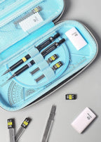 Lifreer 0.5 Lead Refills (1080 Pcs), Unbreakable 0.5 mm Lead Refills and 2 Premium Erasers, Long Lasting HB Pencil Lead 0.5 Refill,Mechanical Pencil Lead 0.5mm for Students & Professionals