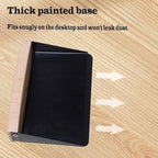 BSMstone Mini Broom and Dustpan Set Small Metal Dustpan and Brush Set Hand Whisk Broom for Home Office Desktop Sofa Pet Care Household Cleaning (PET bristles, Black)