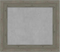 Amanti Art Grey Framed Magnetic Board 27x31 Medium Vision Board for use with Magnets, 100% Metal Sheet to Display Items as Office Decor or for Home Organization in mudroom, Kitchen or Kids Room