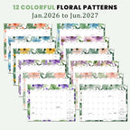 Desk Calendar 2026 - Large 22x17 Monthly Calendar, 18 Month Desk Top Calendars (Jan 2026–Jun 2027) Teacher & Office Desk Calendars Organizer (white, 22 * 17)