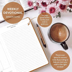 Christian Planner 2026 Daily Planner - Faith Based Monthly and Weekly Planner, Vision Board, and Habit Tracker - 2026 Calendar, Personal Organizer and Devotional Journal (Hardcover, Natural Brown)